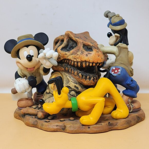 Disney Animal Kingdom Figurine "Diggin In The Boneyard" Clock UNTESTED - Picture 3 of 13